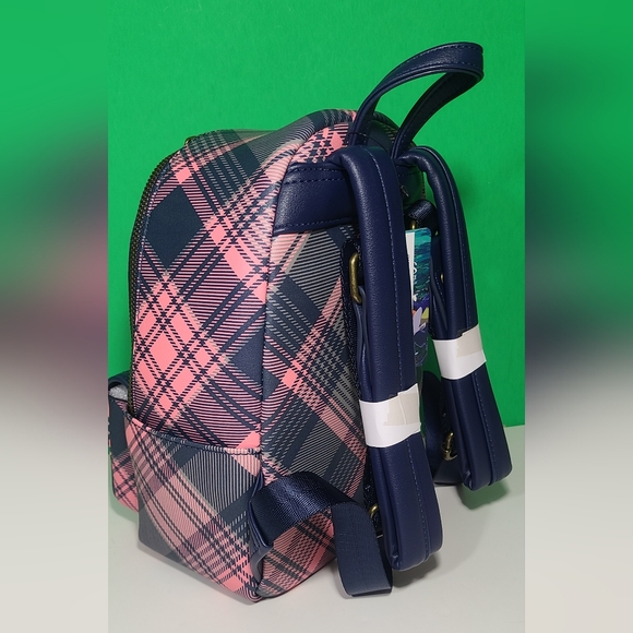 Loungefly Plaid Kiki\'s Delivery Service Mini Backpack Purse Studio Ghibli Gigi